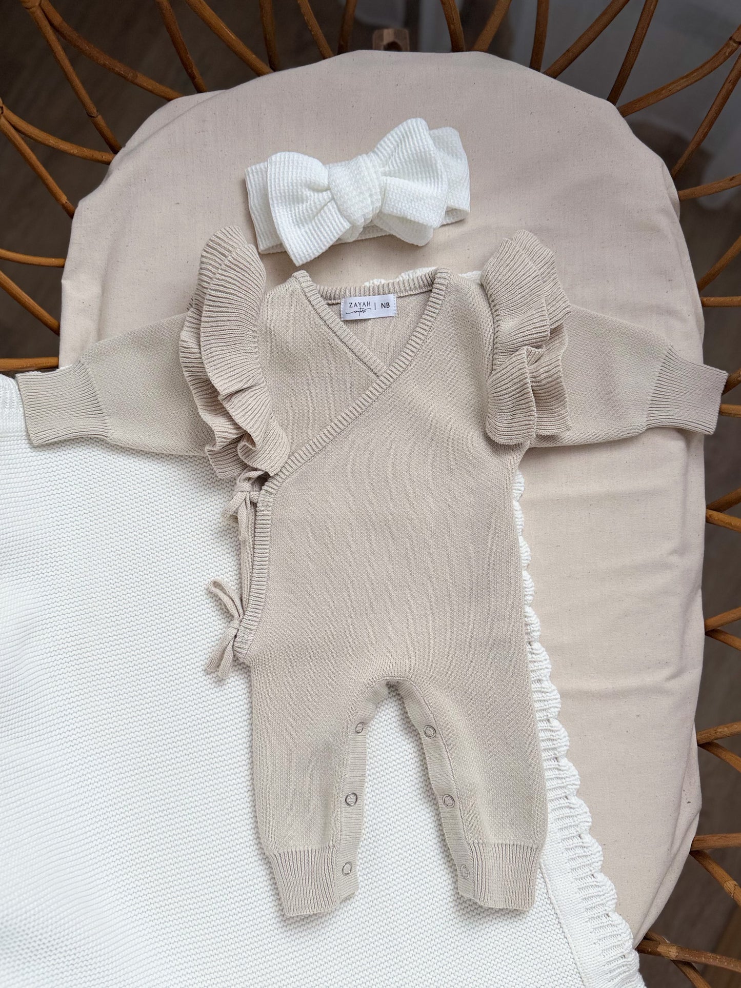 Combi à volants couleur Stone