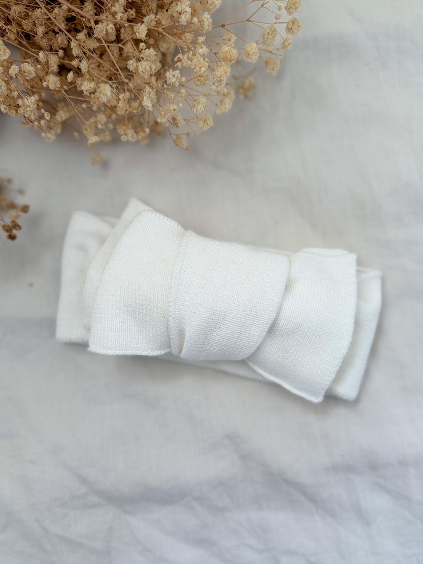 Bandeau blanc naturel
