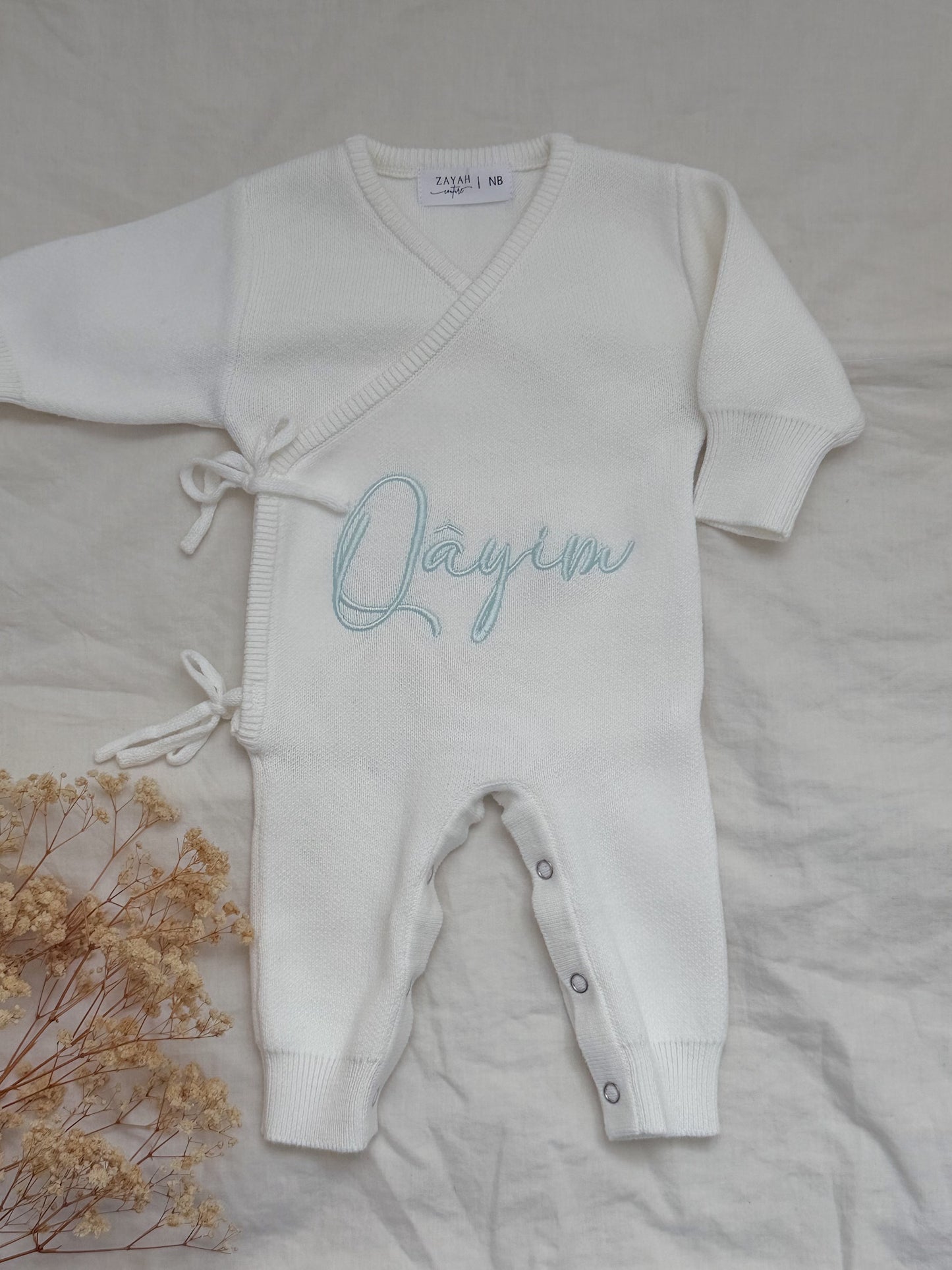 Combinaison kimono blanc naturel