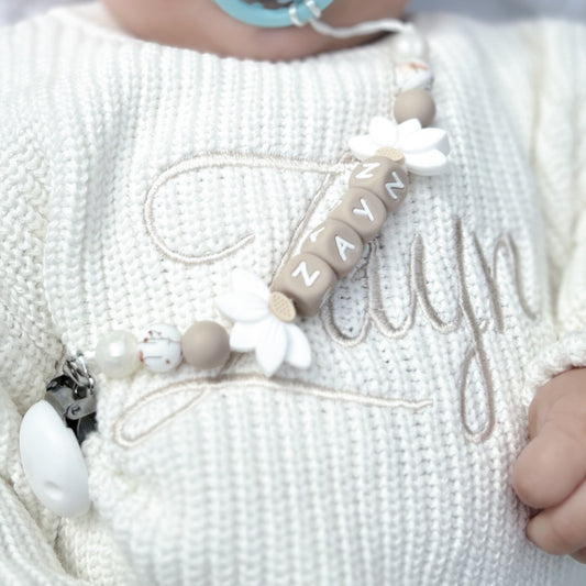 Attache tétine - Sable -