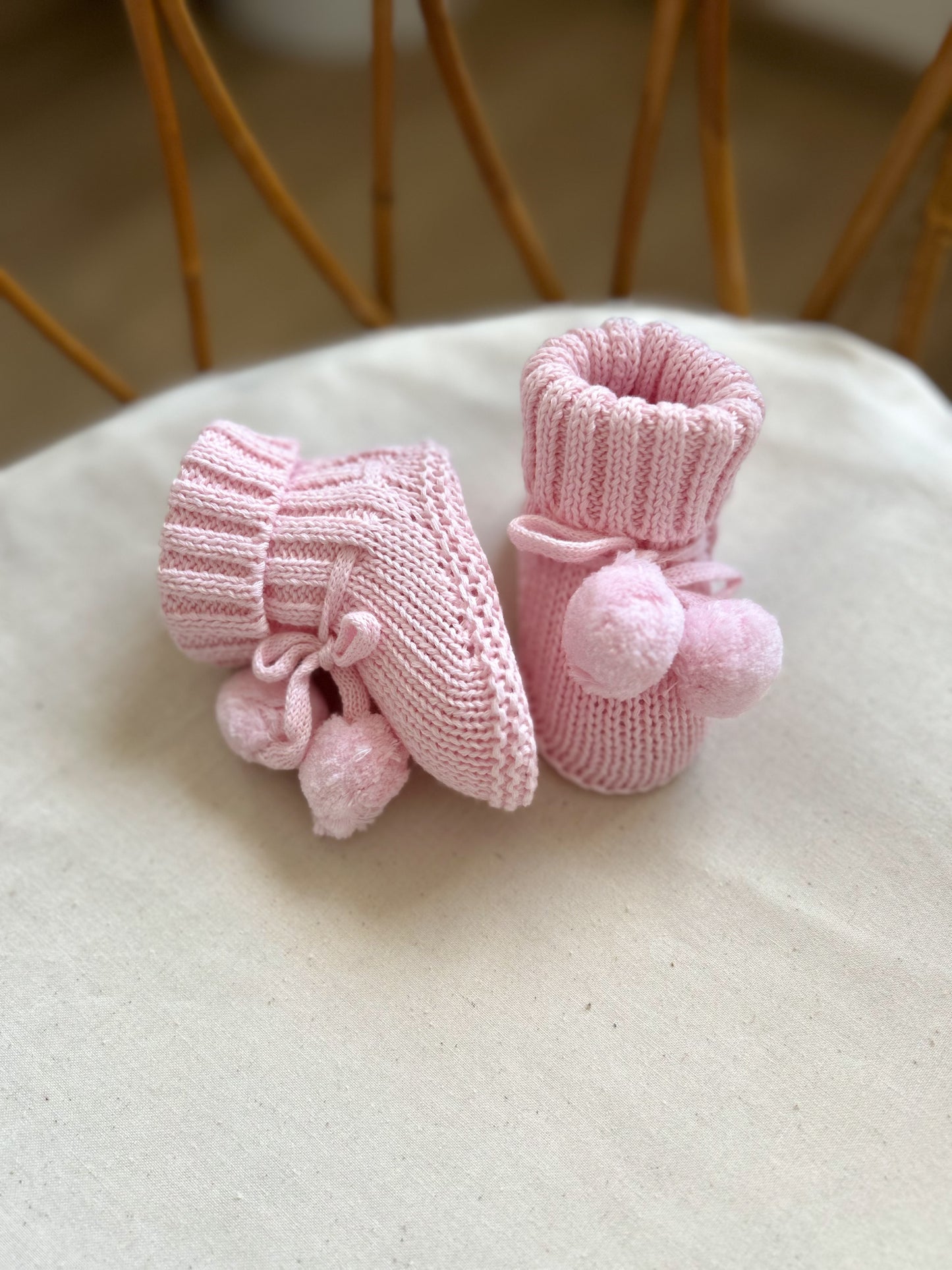 Chaussons en maille - Rosy -