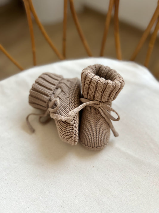 Chaussons en maille - Brownie -