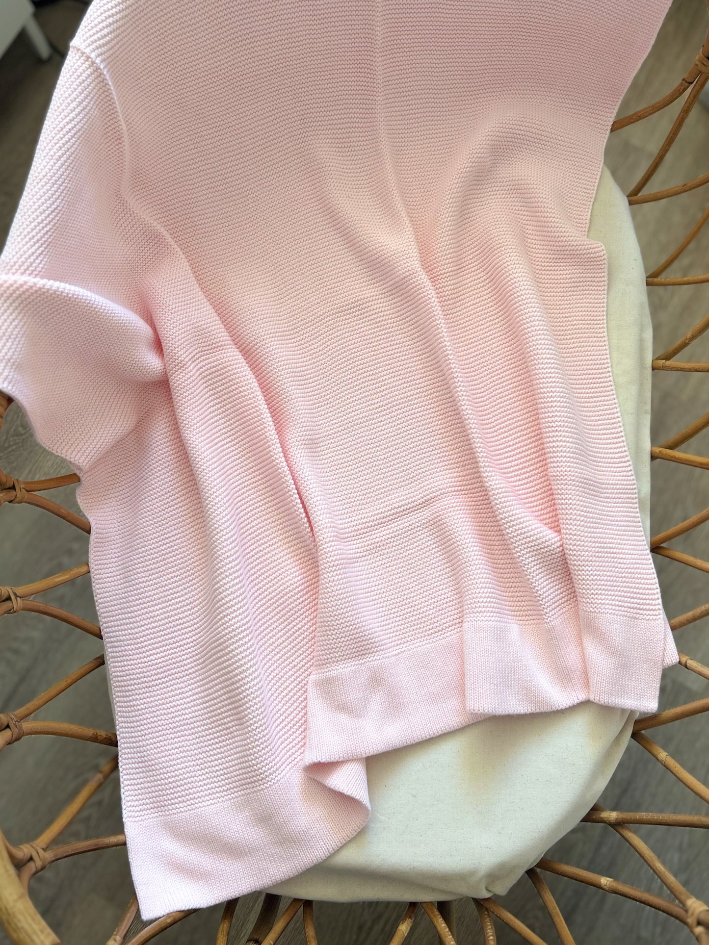 Plaid en maille de coton brodé - Candy -