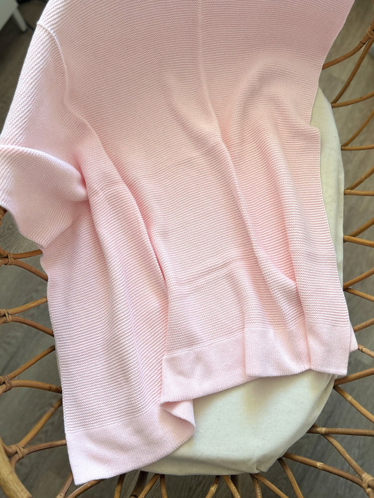 Plaid en maille de coton brodé - Candy -