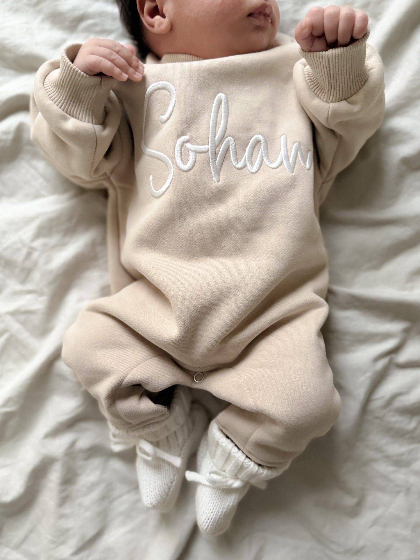 Combi Sweat polaire - Beige -