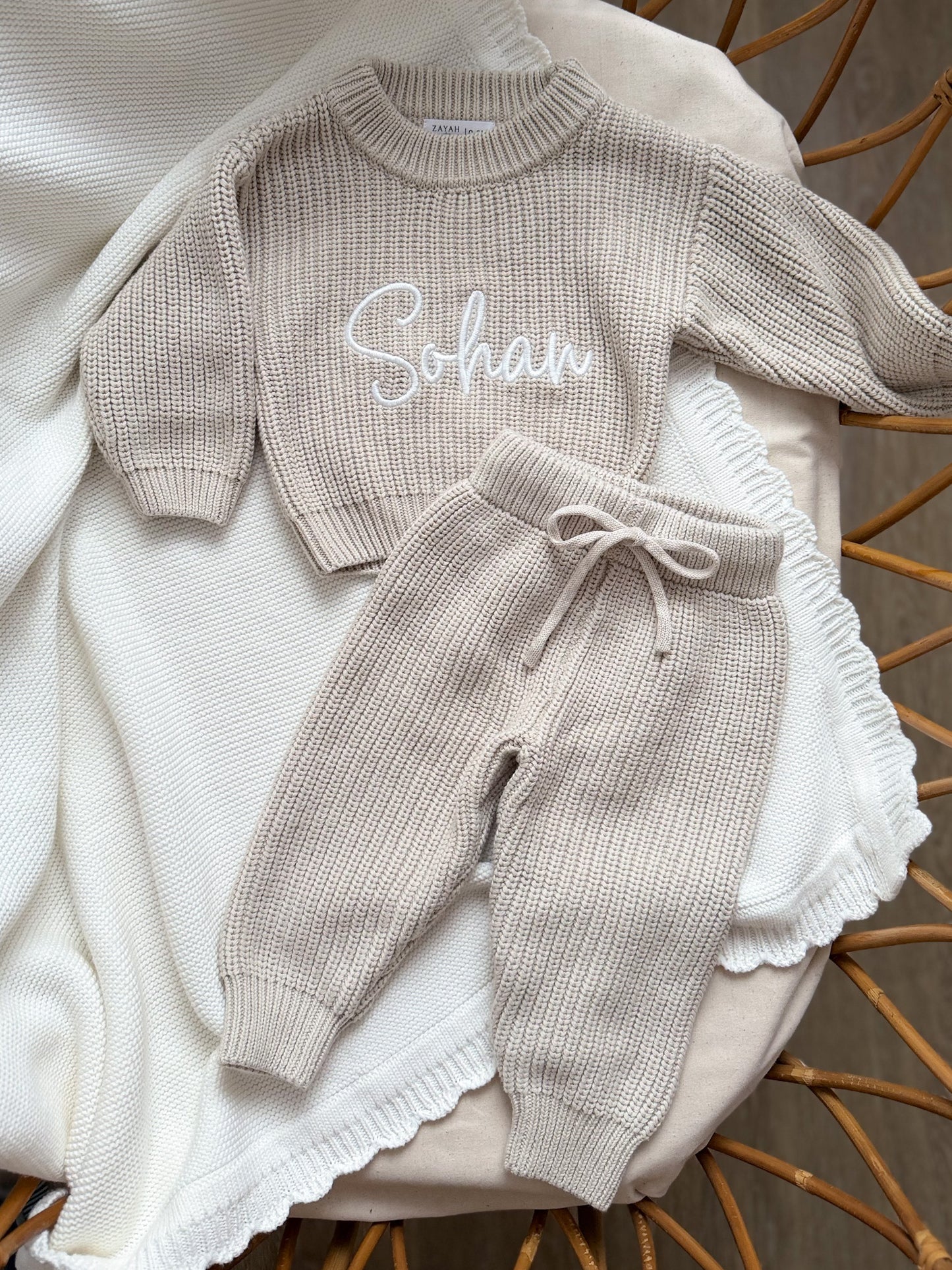 Set 2 pièces couleur Stone