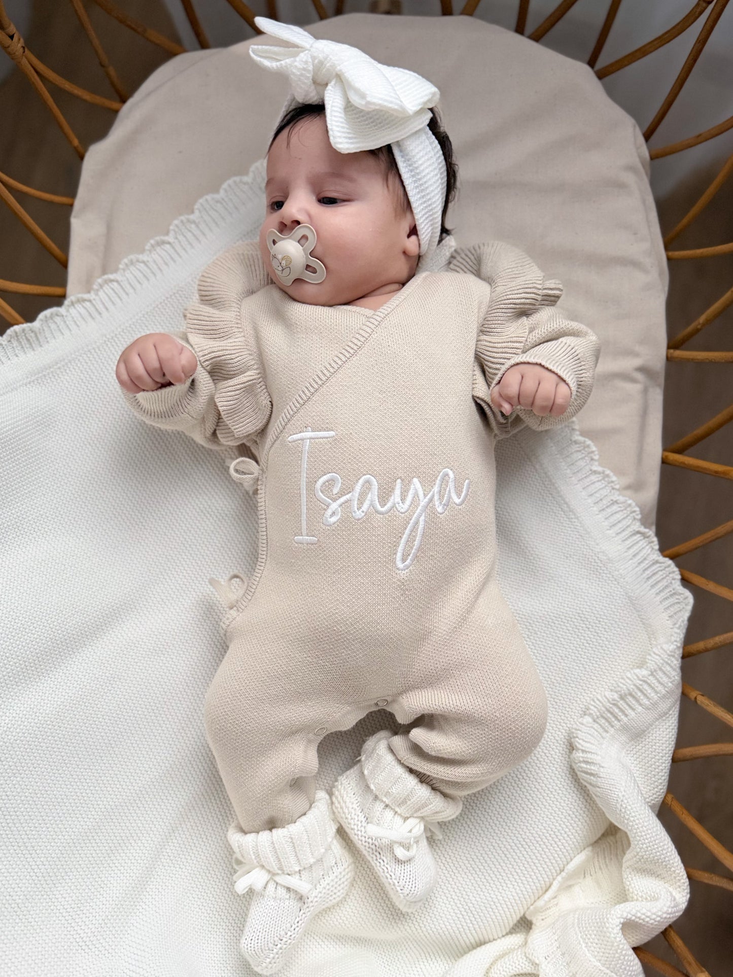 Combi à volants couleur Stone