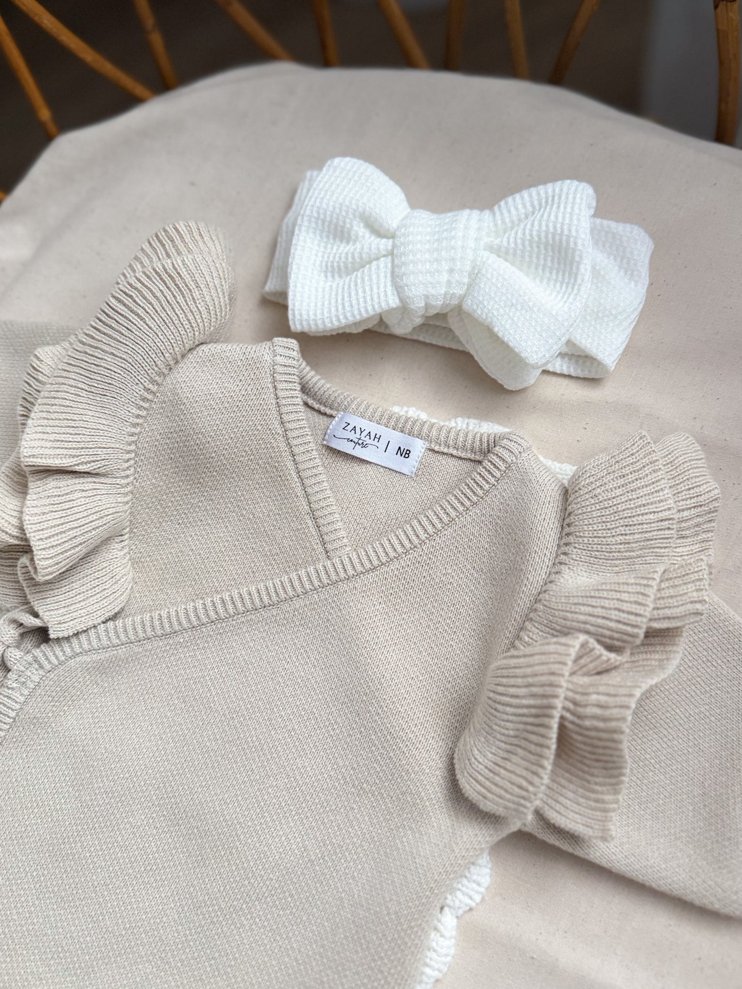 Combi à volants couleur Stone