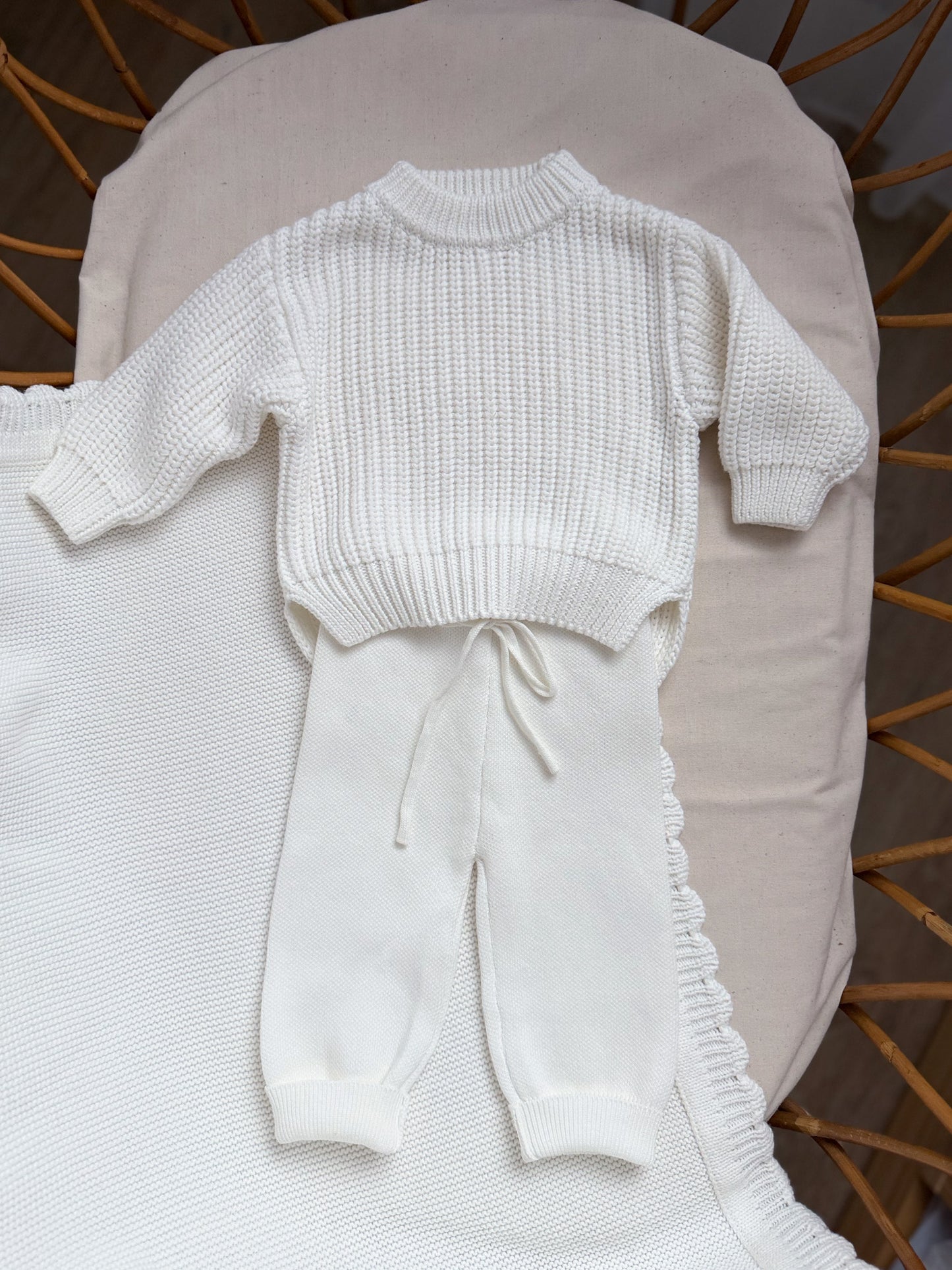 Set 2 pièces asymétrique couleur Milk