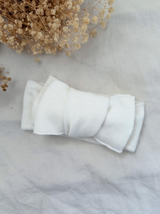 Bandeau blanc naturel
