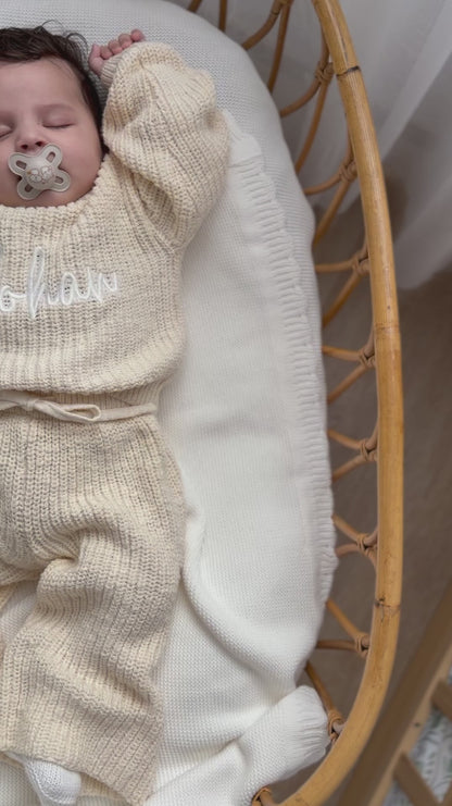 Pull coton texturé Honey